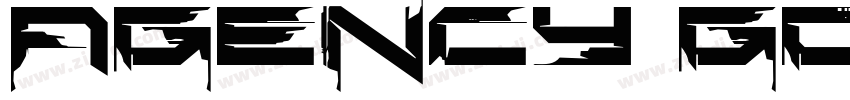 Agency Gothic字体转换